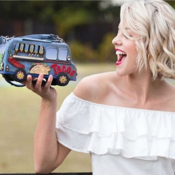 RARE,RETIRED MARY FRANCES TACO TRUCK HANDBAG - Picture 1 of 6